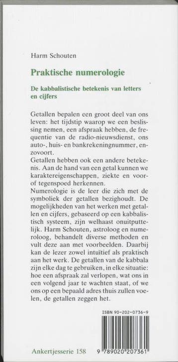 Praktische numerologie / Ankertjes / 158 9789020207361, Verzenden, Gelezen, Hennie Schouten