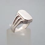 Zilver, Art Deco, Zegelring - Ring, Antiek en Kunst
