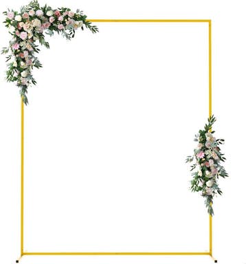 Bruiloft Achtergrond Metaal Goud | Laatste Stuk!, Hobby en Vrije tijd, Ophalen of Verzenden, Gebruikt, Versiering, Geboorte of Huwelijk