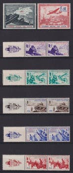 Frankrijk 1942/1944 - Een verzameling postzegels van de LVF,, Gestempeld
