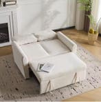 2-Seater Sofa Bed withPull-Out Function en Adjustable Backre, Verzenden, Nieuw