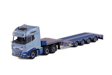 DAF XG+ met Semi-dieplader - Van Heyningen Transport, Hobby en Vrije tijd, Ophalen of Verzenden, Nieuw, Bus of Vrachtwagen, Overige merken