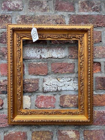 Lijst - 125. Antieke goud vergulde schilderijlijst, voor