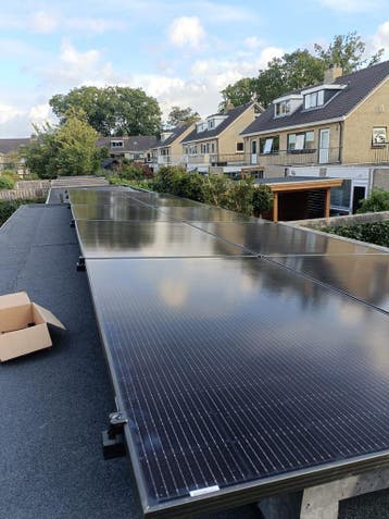 Complete Zonnepanelen Set Tiny House Plat Dak, Tuinhuis, Ophalen, Nieuw, Compleet systeem, 200 wattpiek of meer