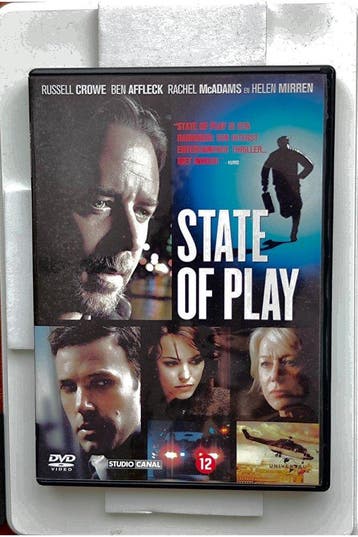 State of Play Crime Russell Crowe Ben Affleck 2009 DVD, Verzenden, Nieuw in verpakking