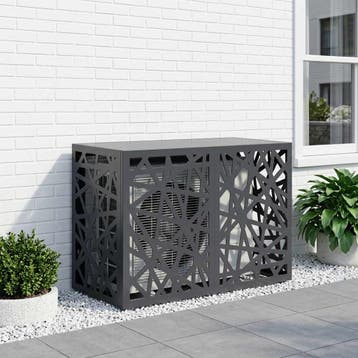 vidaXL Airconditioner hoes Antraciet 90 x 40 x 60 cm Staal, Verzenden, Nieuw