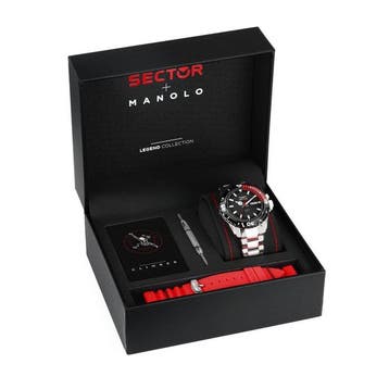 Sector - Legend - Manolo - Automatic - Black - 100 M - 43 mm, Nieuw