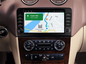 Radio navigatie mercedes ML carkit android 16 apple carplay, Ophalen of Verzenden, Nieuw