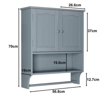 Moderne Badkamer Wandkast met Handdoekhouder, Huis en Inrichting, Verzenden, Nieuw