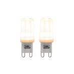 Set van 2 G9 dimbare LED lampen 3W 280 lm 2700K, Verzenden, Nieuw