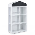 LIVSK Boekenkast in Huisvorm - 3 Planken - Ingebouwd Krijtbo, Verzenden, Nieuw