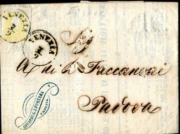 Italiaanse oude staten - Lombardije Venetië 1859 - Gedrukte, Postzegels en Munten, Gestempeld