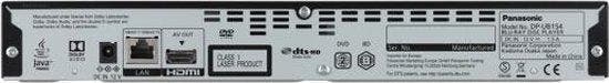 Panasonic DP-UB154 - Blu-Ray speler - 3D - Zwart, Cd's en Dvd's, Blu-ray, Verzenden