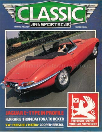 1983 CLASSIC AND SPORTSCAR MAGAZINE (11) NOVEMBER ENGELS, Nieuw, Author