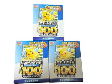 Pokémon - 3 Booster box - Pokémon Card Game Start Deck 100, Nieuw
