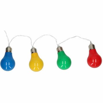 Lifetime Feestverlichting - 10 gekleurde LED lampen - Pee..., Tuin en Terras, Buitenverlichting, Ophalen of Verzenden, Nieuw
