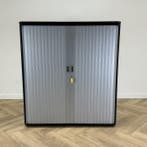 Gispen roldeurkast vv 2 legborden en sleutel (hxbxd), Ophalen of Verzenden, Gebruikt