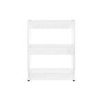 Ruhhy Mobiele Keukenplank op Wielen - Kunststof - Wit, Ophalen of Verzenden, Nieuw