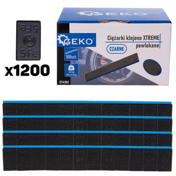 100 Strips Plaklood Zwart 12x5 Gram - Kleefgewicht - Plakgew, Ophalen of Verzenden, Nieuw