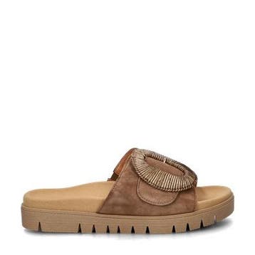 Gabor slippers voor dames in het Bruin, Slippers, Bruin, Verzenden, Gabor