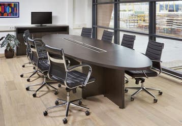 Nieuw Directievergadertafel Donker Eiken 420cm HHV, Ophalen of Verzenden, Nieuw in verpakking