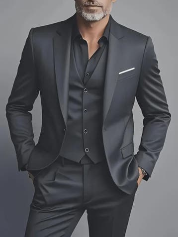 Elegante Heren Kostuum Set - Slim Fit Smoking voor Bruilofte, Verzenden, Nieuw