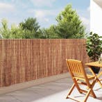 vidaXL Schorsschutting Bruin 600 x 125 cm Schors, Tuin en Terras, Schuttingen, Verzenden, Nieuw, Hout