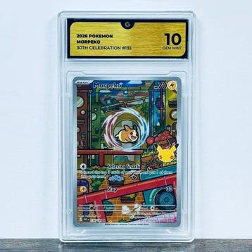 Pokémon Graded card - Morpeko 135 - 30th Anniversary –, Nieuw