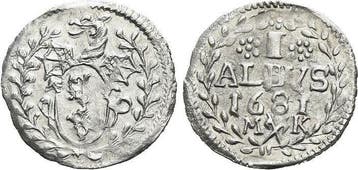 Albus 1681 Mk Worms-stadt, Verzenden