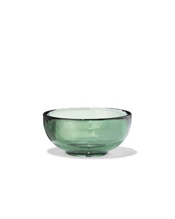 HEMA Schaaltje Ø7.5cm glas groen 2+1 gratis, Verzenden, Nieuw
