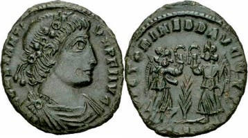 347-348 Roemisches Kaiserreich Constantius Ii Follis Sisc..., Verzenden