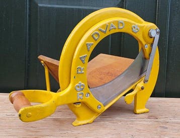 Raadvad - Broodsnijmachine - 294 - IJzer, Hout, Staal -, Antiek en Kunst