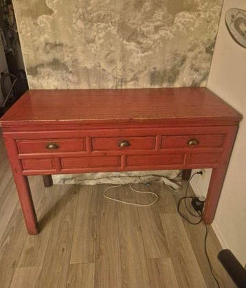 Wandtafel - Hout - China - Populair meubel uit Azië (Zonder, Antiek en Kunst