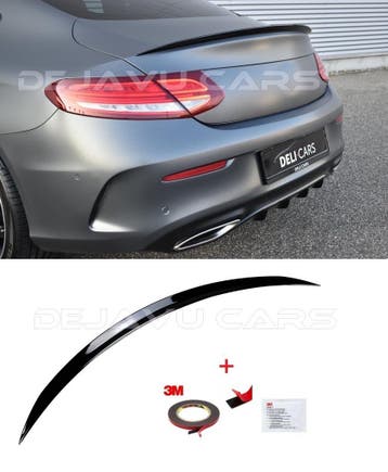C63S AMG Look Achterklep spoiler voor Mercedes Benz C Klasse, Ophalen of Verzenden