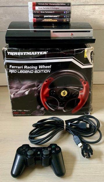 Sony - Playstation 3 (PS3) - + Ferrari ‘Red Legend’ Steering, Nieuw