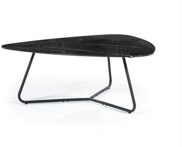 Salontafel Neno 85x95 cm Zwart | Eleonora, Ophalen of Verzenden, Nieuw