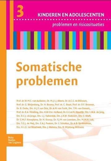 9789031374793 Reeks Kinderen en Adolescenten - Somatische..., Verzenden, Zo goed als nieuw, W M C Van Aalderen