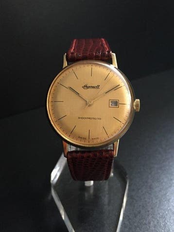 Ingersoll - Date Shockprotected GP 18k - Zonder minimumprijs, Nieuw
