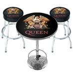 Queen Classic Crest Bar Set - Statafel + 2 Barkrukken, Ophalen, Gebruikt