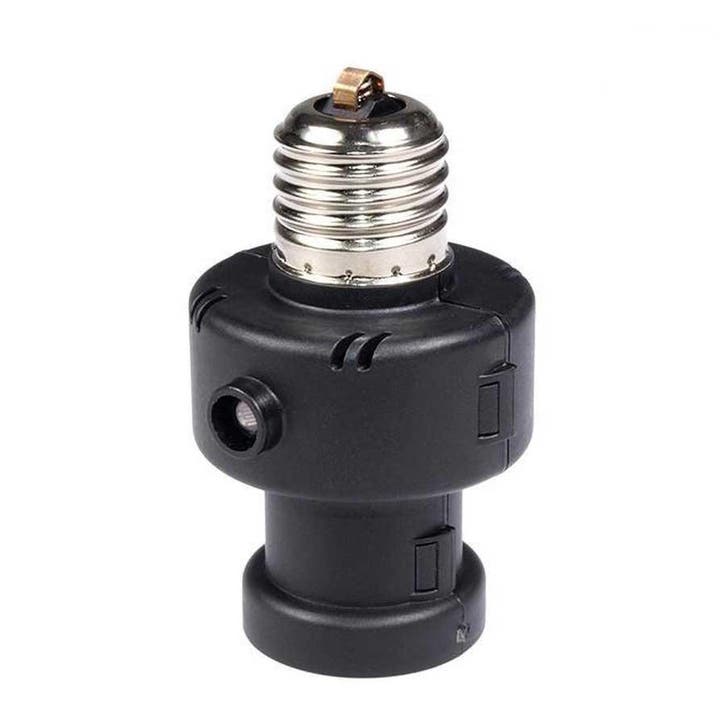 Schemer schakelaar + timer - E27 fitting - Zwart, Hobby en Vrije tijd, Elektronica-componenten, Nieuw, Ophalen of Verzenden