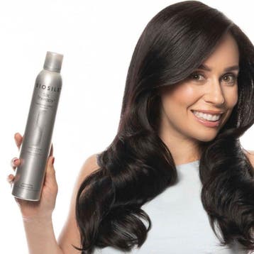 Biosilk Silk Therapy Finishing Spray Firm Hold - 284gr., Ophalen of Verzenden, Nieuw, Gel, Wax, Haarlak of Mousse