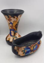 Regina Kunstaardewerkfabriek - Vaas (2) - Decors Osiris,, Antiek en Kunst