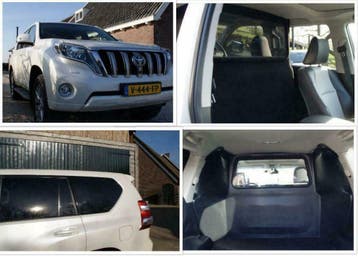 Toyota Landcruiser 150 grijskenteken ombouw &amp; sets