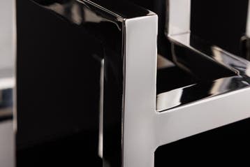 Elegante kandelaar ABSTRACT 50cm zilver voor vijf kaarsen, Ophalen of Verzenden, Nieuw