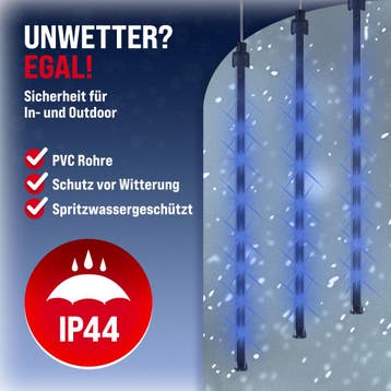 Kerstverlichting Ijsregen LED Lichteffect Blauw 8,6 Meter, Verzenden, Nieuw