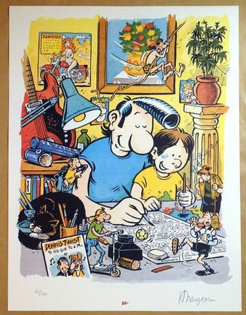 Margerin, Frank - 1 Offset Print - Lucien, Nieuw
