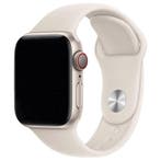 Apple Watch bandje Ovaro - siliconen - sterrenlicht, Bandje, Verzenden, Nieuw, Apple Watch