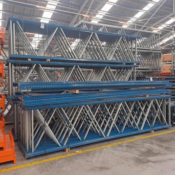 Gebruikte Polypal palletstelling 4900x3600x1100mm (hxbxd) 3