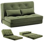 Kleine 2-zits Slaapbank | Mini Sofa met 6-traps Rugleuning, Huis en Inrichting, Verzenden, Nieuw