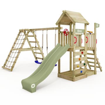 SALE - Speeltoestel Wickey MultiFlyer met klimaanbouw, Verzenden, Nieuw, Schommel, Aanbouwonderdeel